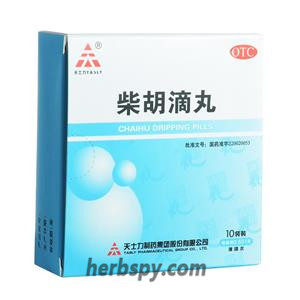 Chaihu Dripping Pills treat fever and cold due to wind heat common cold